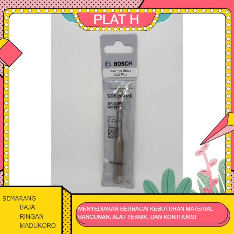 MATA BOR BETON SDS PLUS BOSCH 6mm x 50/110mm / MATA BOR TEMBOK BETON