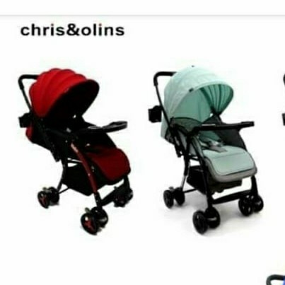 Stroller Chris & Olins Vadso - Black & Red