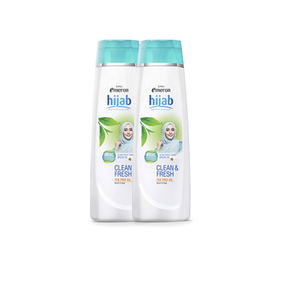Emeron Shampoo Hijab Clean & Fresh Botol 170 ml x2 - Gambar 3