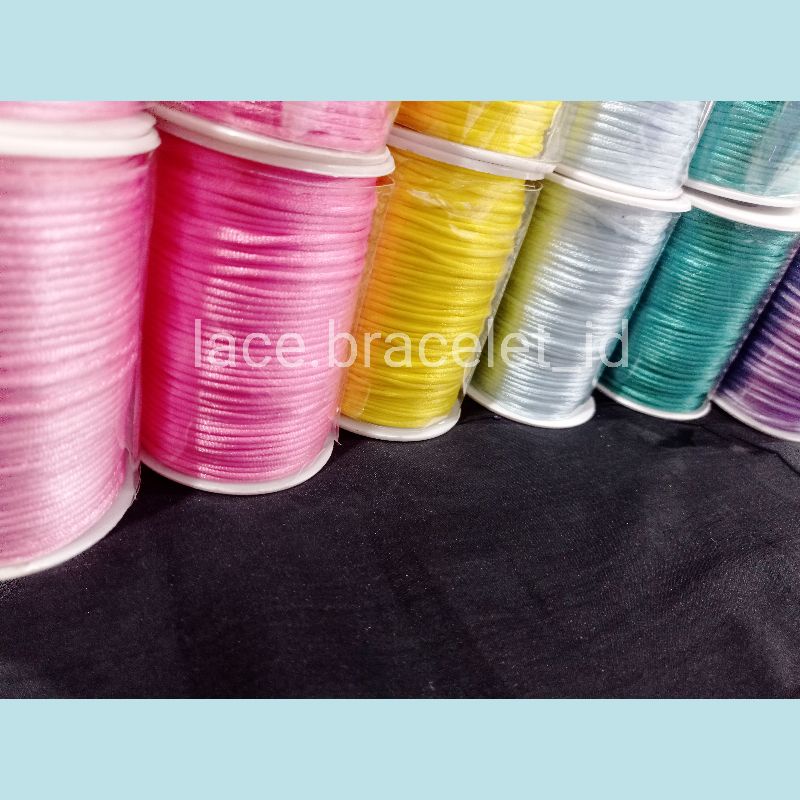 

TALI SATIN 2mm tali aksesoris tali gelang tali kalung kerajinan tangan diy