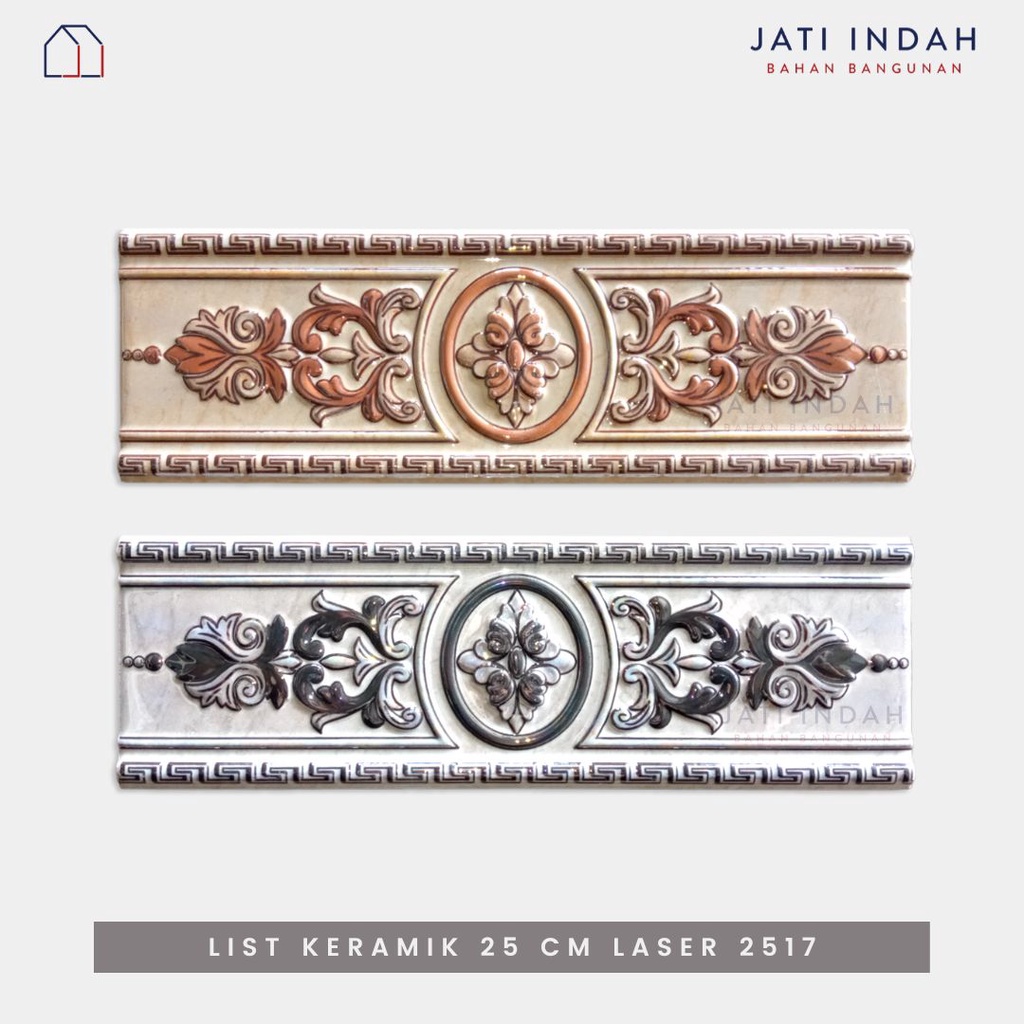 List Keramik 25 cm Motif 2517 Laser / Lis Listello