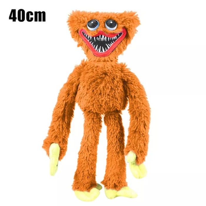 Gemesh-Lucu Boneka Poppy Playtime Huggy Wuggy Popy Monster Doll Mainan Anak Viral - HuggyWuggy Gold