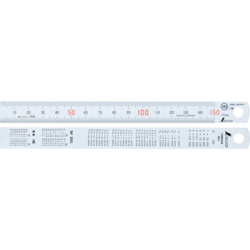 

Penggaris Lurus 150mm 14001 SHINWA JIS Straight Scale Stainless Steel