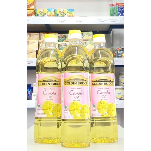 

COD Golden Bridge Canola Oil 1Liter / Minyak Kanola Golden Bridge 1Liter