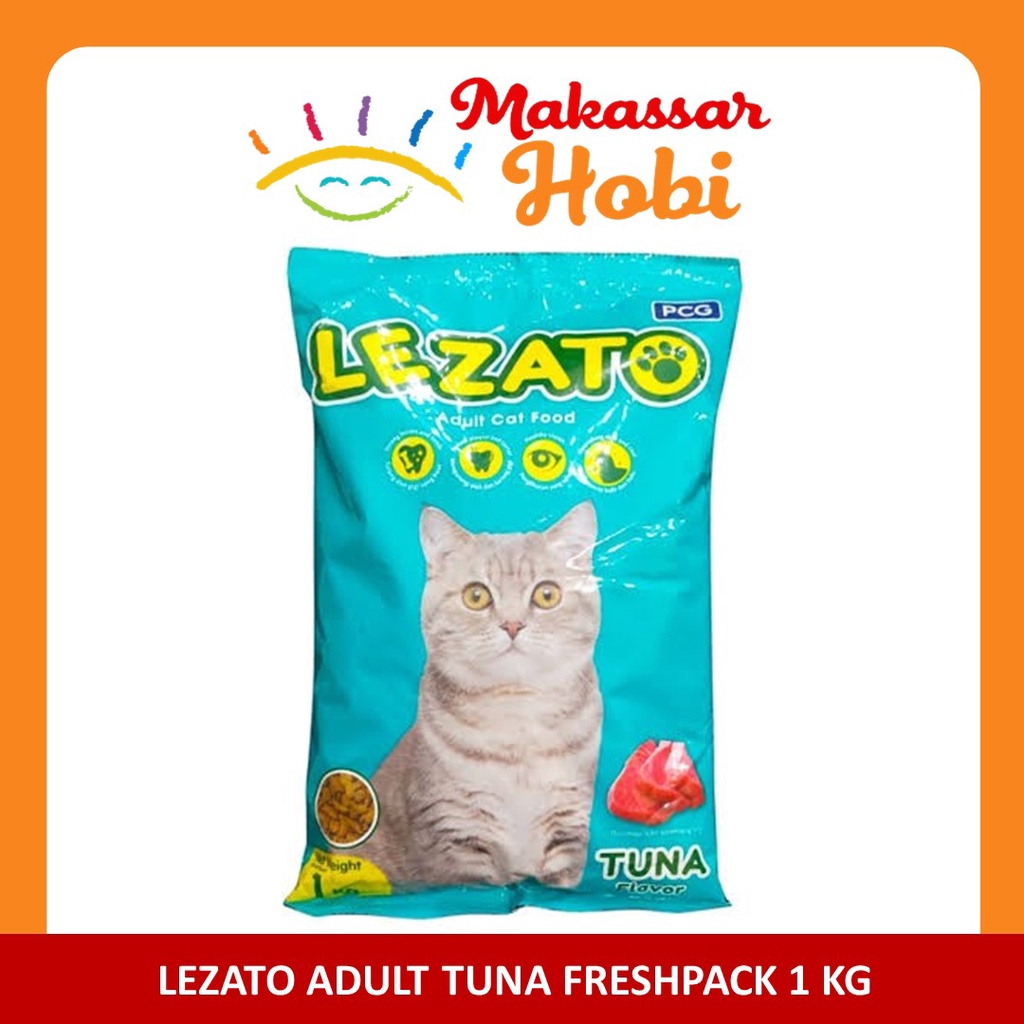 Lezato 1kg 1 kg Makanan Kucing Dewasa Rasa Tuna Ori Cat Choize Food