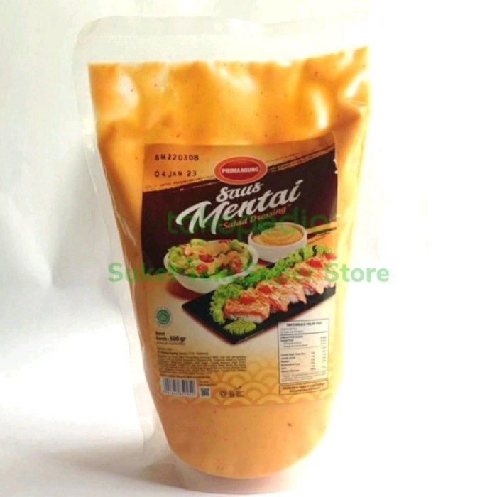 

PRIMA AGUNG Saus Mentai 500gr Pouch