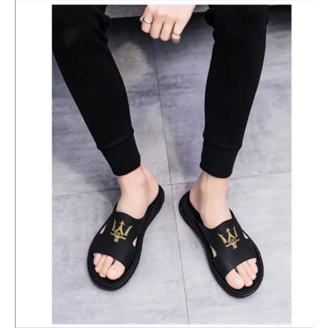 CUCI GUDANG Sandal Slop Kokop Spons Pria Fashion Casual Trendy Terbaru