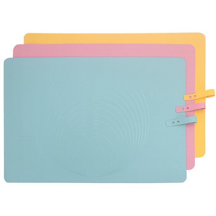 

silmat premium / baking mat tebal / silicone mat - pink1pc 40x60cm