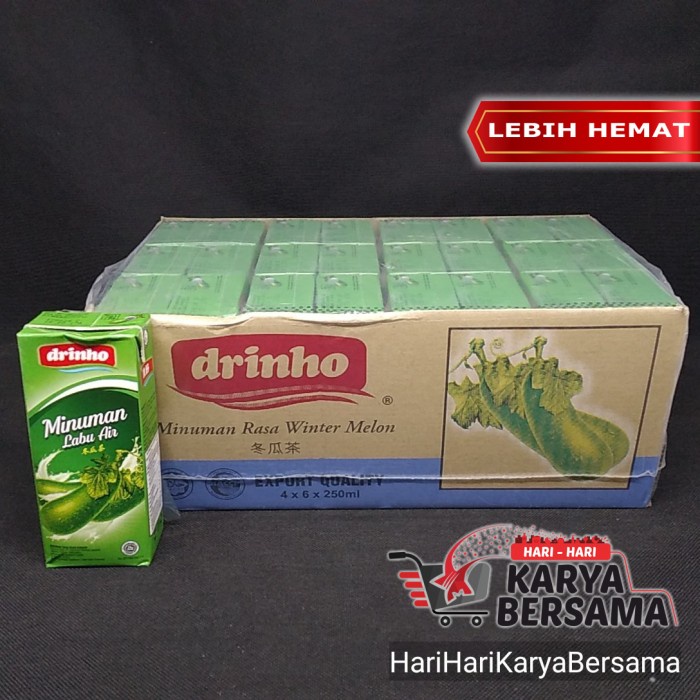 

MINUMAN DRINHO WINTER MELON KOTAK 24'S X 250ML - PER KARTON
