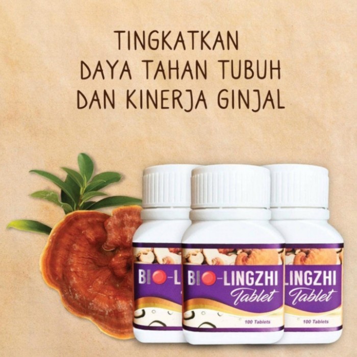 Bio Lingzhi Original Obat Asam Urat Ginjal Herbal BioLingzhi Bpom