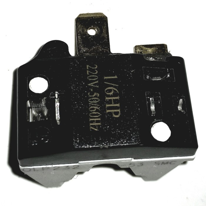overload kulkas 1/6HP 1 pintu / 2 pintu 1/6PK over load gepeng klixon kompresor