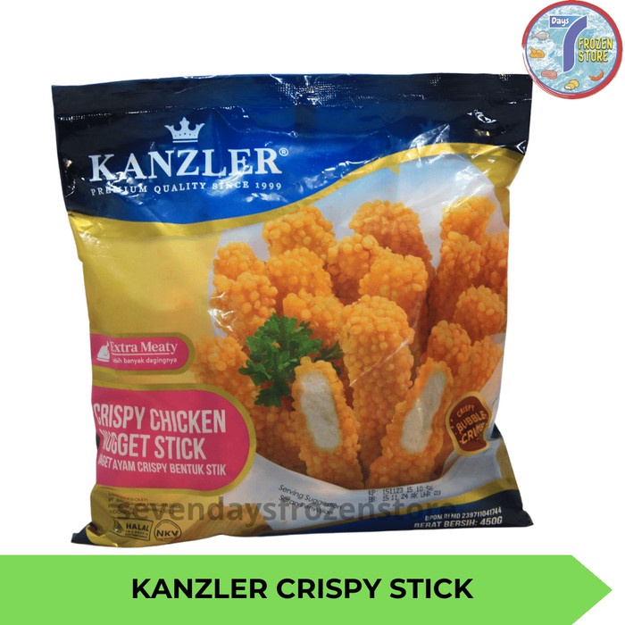

RB Kanzler Crispy Chicken Nugget Stick Naget Ayam Stik Renyah Premium