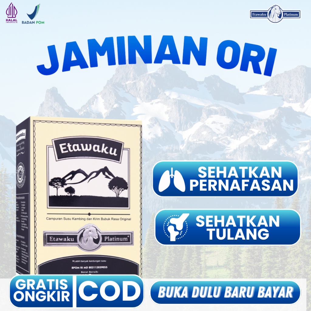 

Etawaku Platinum | Etawaku Susu Kambing 100% Halal Mampu Mengatasi Masalah Nyeri Sendi Pegal Linu Pegal Pegal dan Memperkuat Tulang