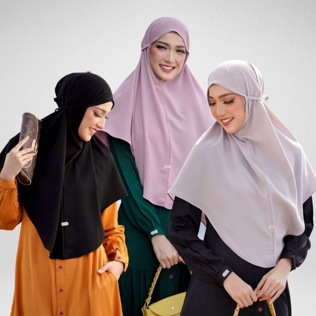 ORI Aulia Fashion Rania Jilbab Bergo Bahan Woolpeach Wollycrepe Nirmala All Varian Warna