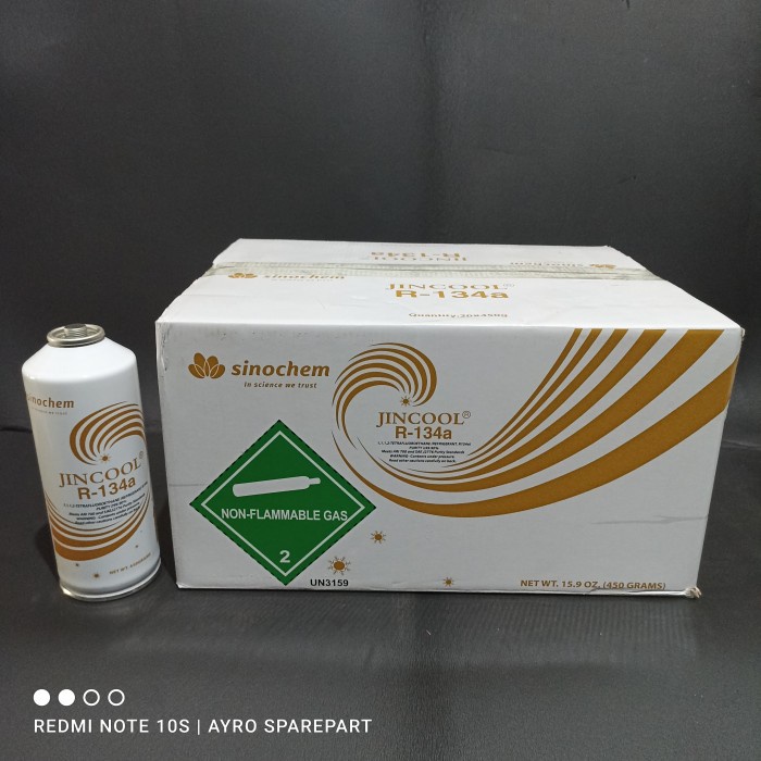 freon kulkas /freezer /ac mobil R134a jincool