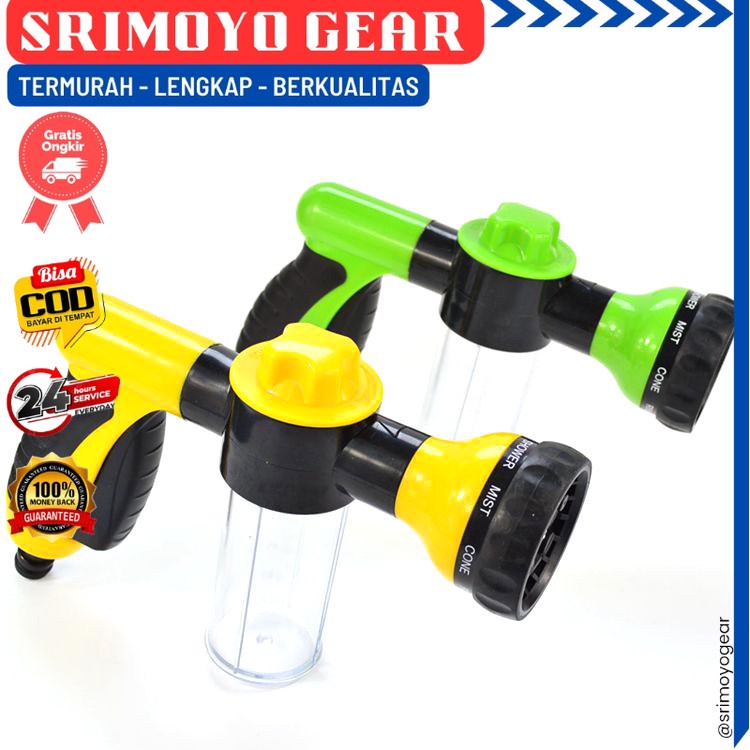 ALLSOME Semprotan Air Sabun Cuci Mobil Hose Nozzle Dispenser Sabun - Semprotan Cuci Kendaran & Karpe