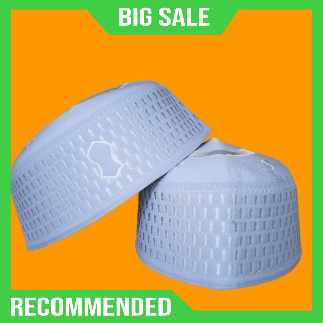 Peci Malaysia Terompah Nabi kopiah putih model terbaru