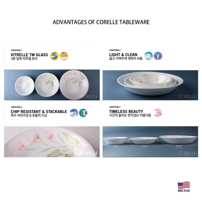 CORELLE Lilyville Soup Plate 22cm