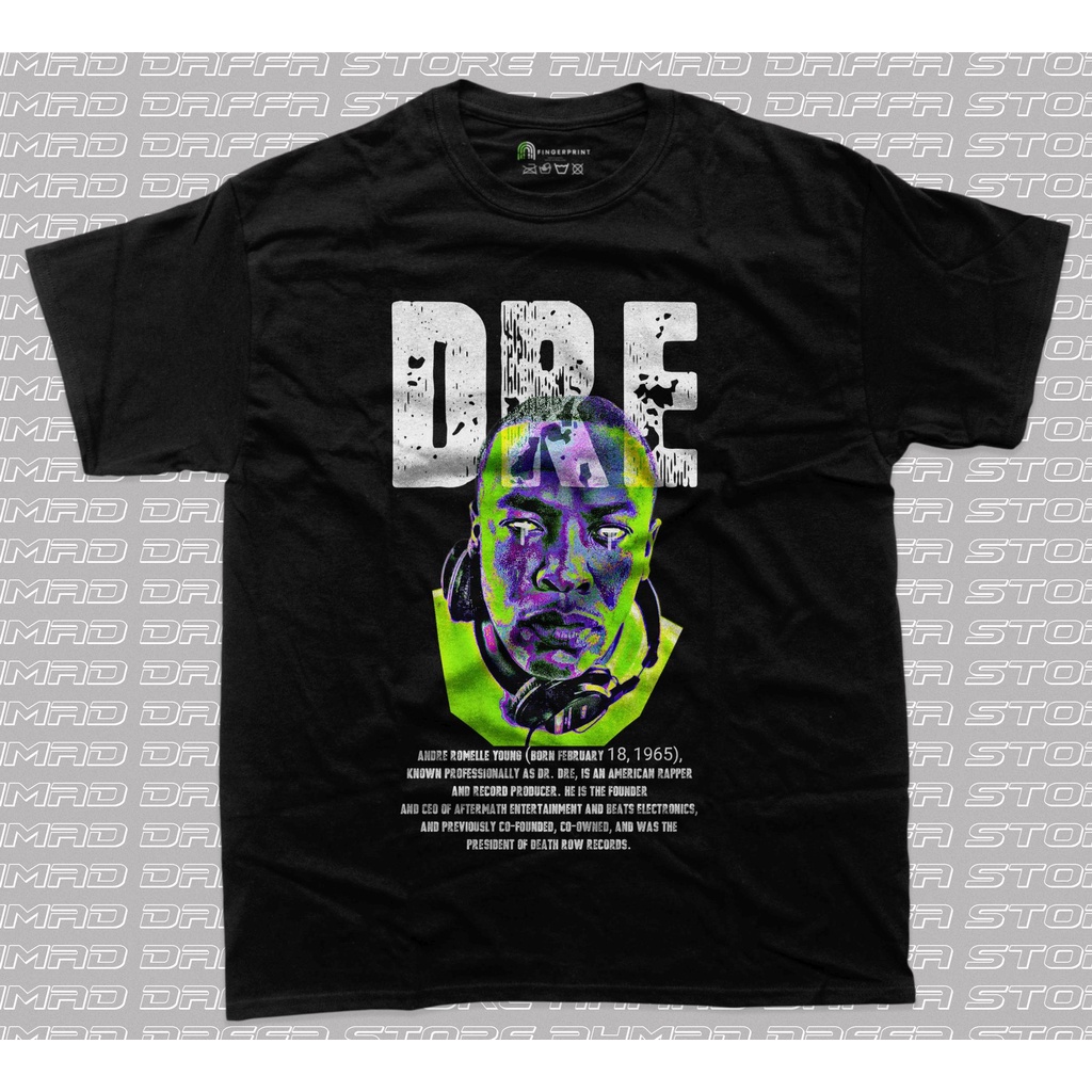 VINTAGE - Dr Dre T-Shirt - Baju - Kaos - Baju Kaos Vintage - Cotton Combed 24s