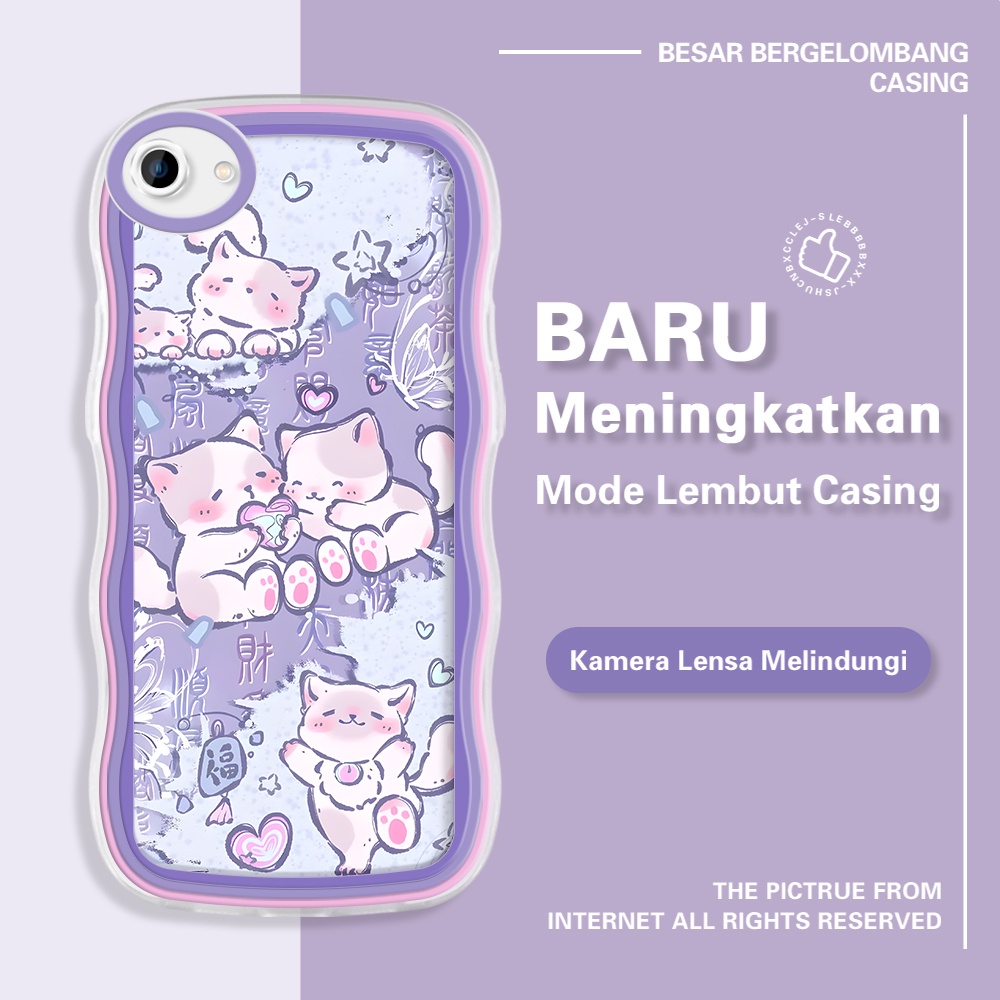 Casing Hp Untuk Vivo Y53 Y53i 1606 Phone Case Soft Handphone Blessed Kitten Softcase Silikon Kesing 