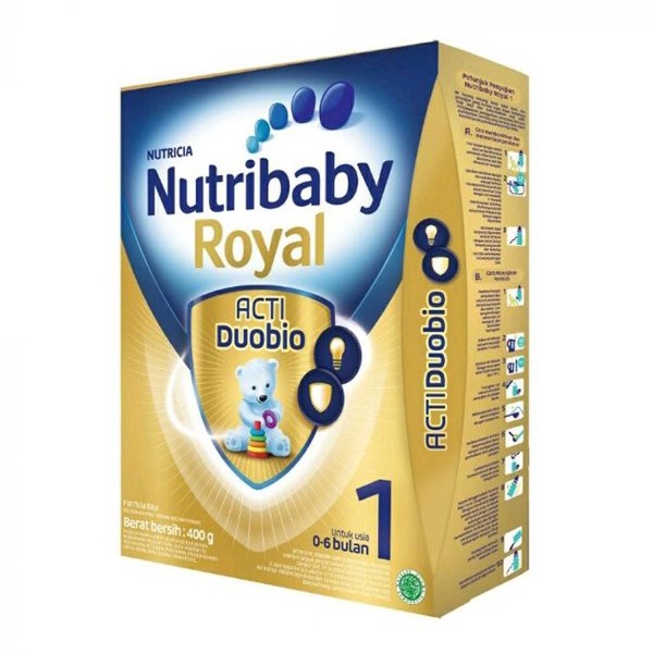 NUTRIBABY ROYAL 1 400 GR ACTI DUOBIO - Susu Formula Bayi