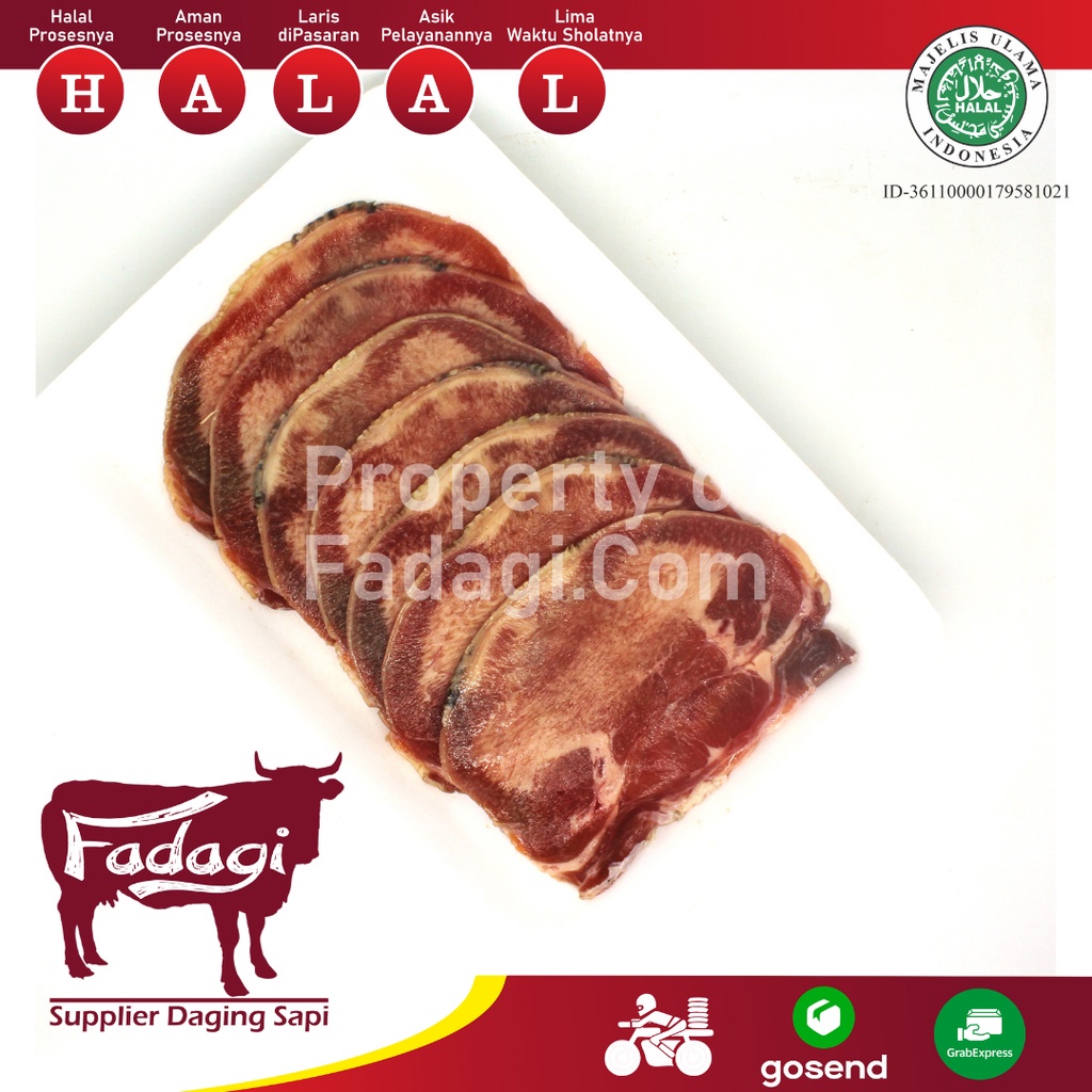 

Fadagi Lidah Sapi Slice (250 gr)