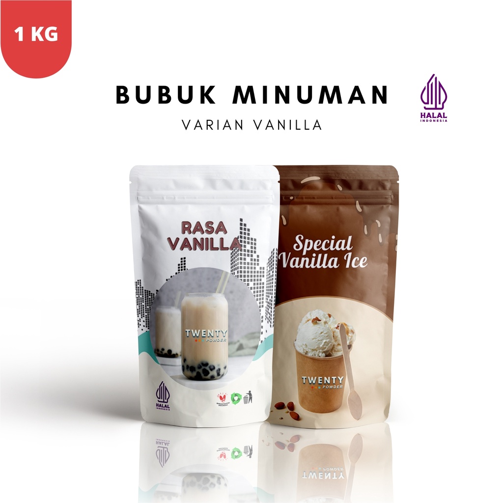 

bubuk minuman rasa vanilla 1kg serbuk minuman aneka rasa bubuk minuman kekinian powder minuman 1kg