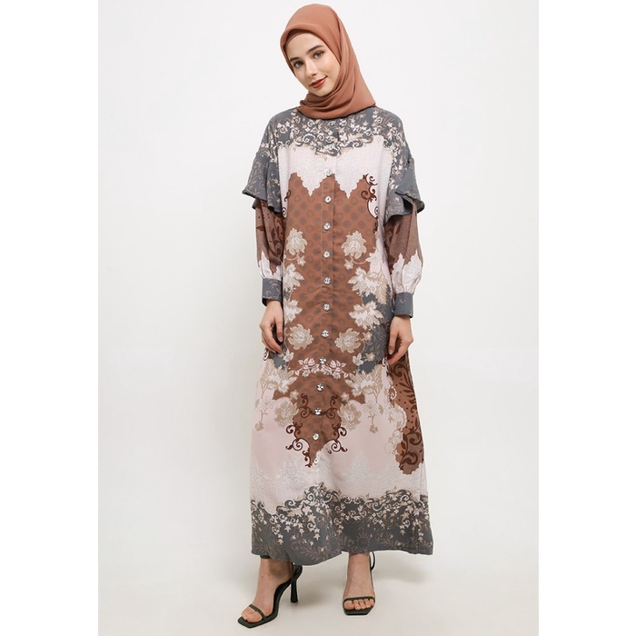Arjuna Weda Gamis Ayudia - Pink - Merah Muda, S