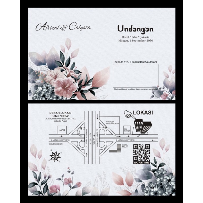 Blangko Undangan Pernikahan ERA BARU / ERBA 2409 COVER
