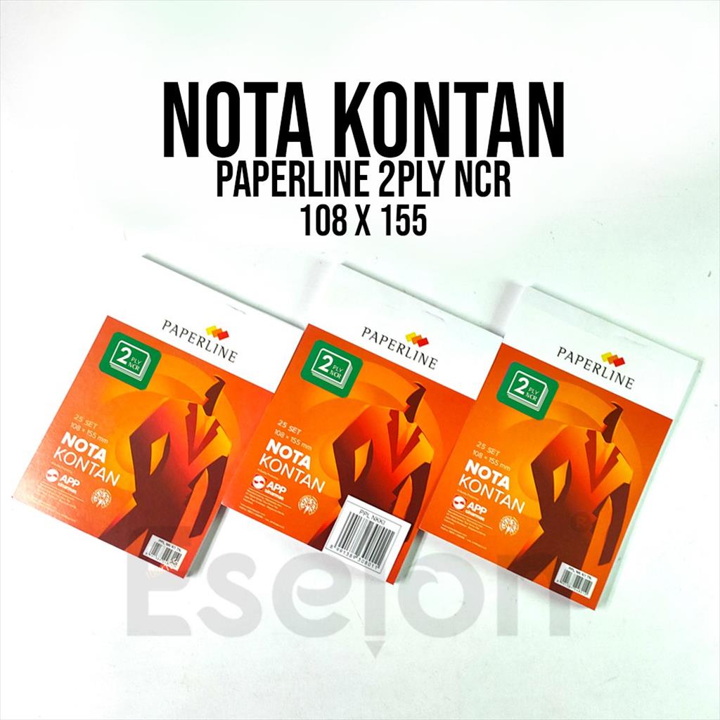 

[MaxMart] Nota Kontan Kecil 2ply (NK K2 NCR) Paperline Nota