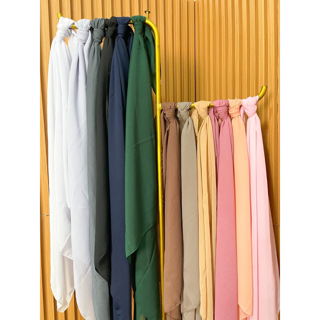 THE NUEPISODE - Hijab SEGI EMPAT TegarBerdiri Bahan Premium Jilbab Anti Slip