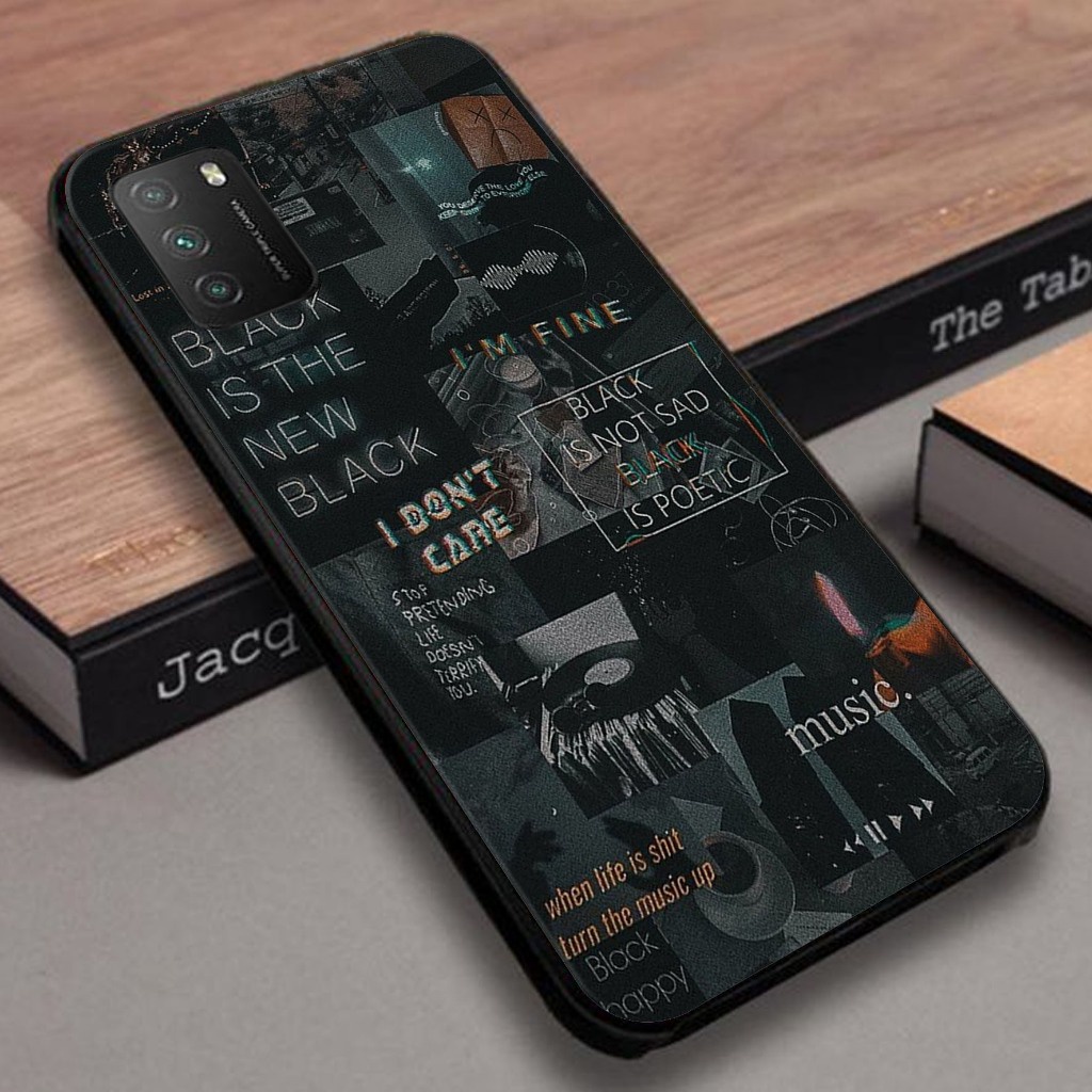 Physicalcase Case Xiaomi Poco M3 - Casing Hp Xiaomi Poco M3 ( Aesthetic 1) Case Hp - Hardcase Hp - S