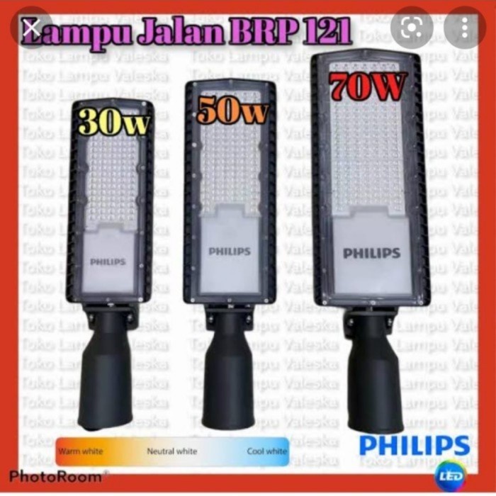 Lampu Jalan PJU Philips LED BRP 121 BRP121 50 Watt 50watt 50 W 50 IP66
