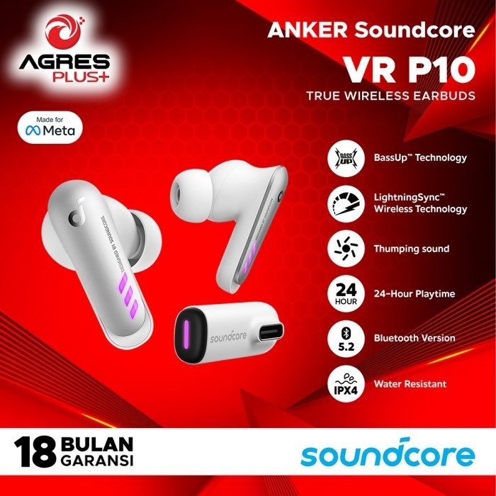 ANKER Soundcore VR P10 Wireless Gaming Earphone Oculus Quest A3850