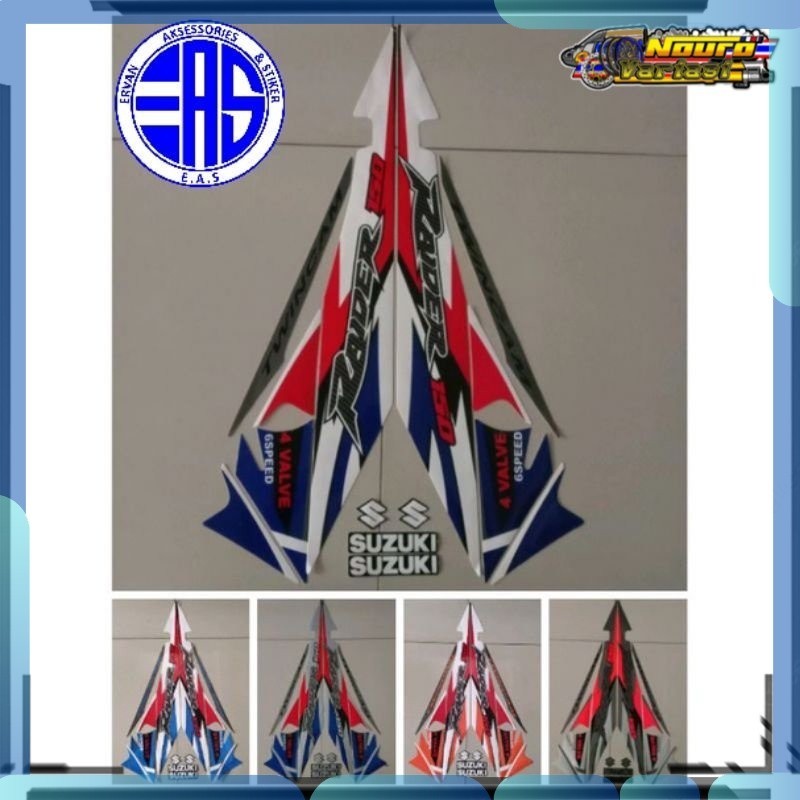 Stiker Striping stiker suzuki satria fu raider f150 2006-2008 thailand    bagus