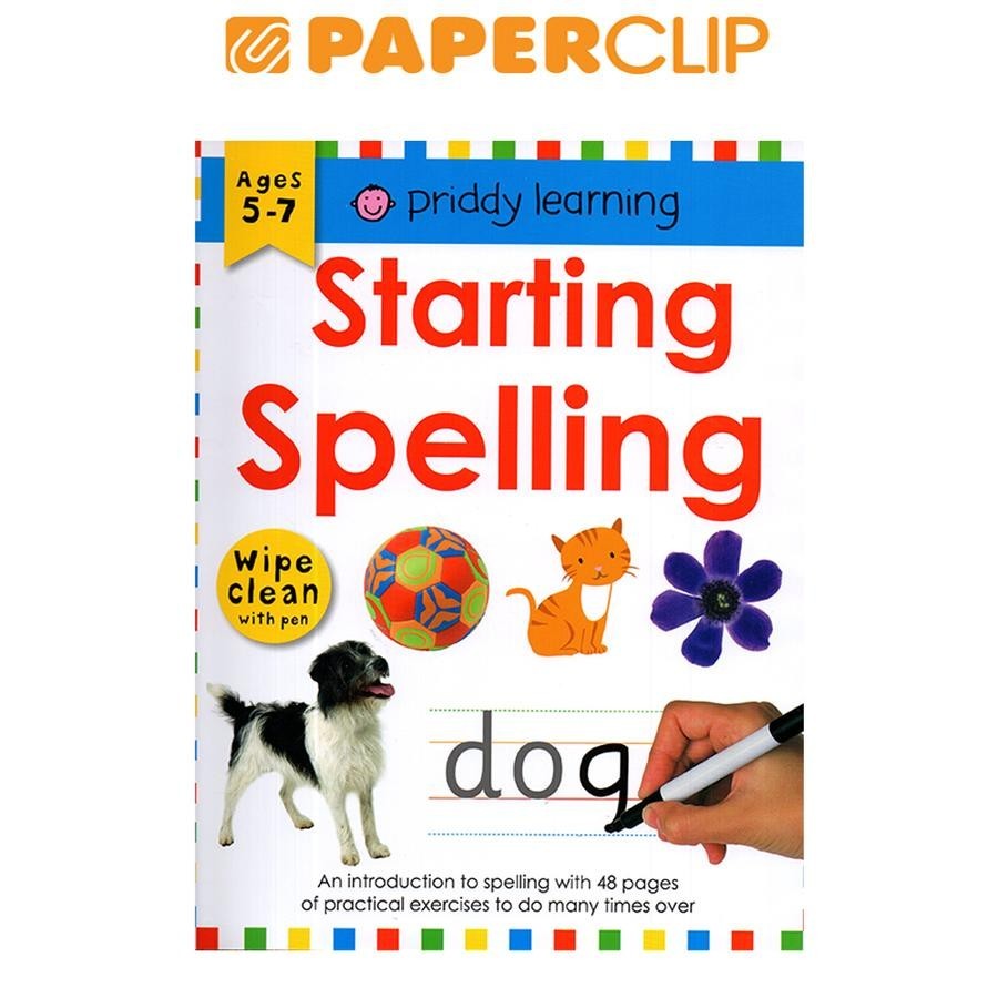 PRIDDY LEARNING WIPE CLEAN : STARTING SPELLING