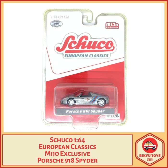 Schuco 1:64 European Classics Mijo Exclusive Porsche 918 Spyder Schuco