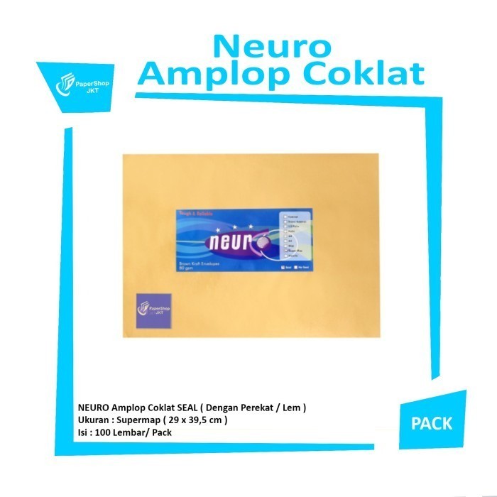 

HOT PROMO!!! Amplop Coklat Uk. Super Map Neuro ( 29 x 39,5 cm ) SEAL