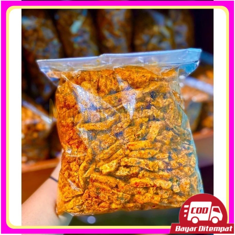 

1kg basreng stik viral pedas daun jeruk