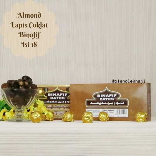 

Almond Kurma Lapis Coklat Binafif Isi 18 Coklat Isi Almond Kurma Cokla