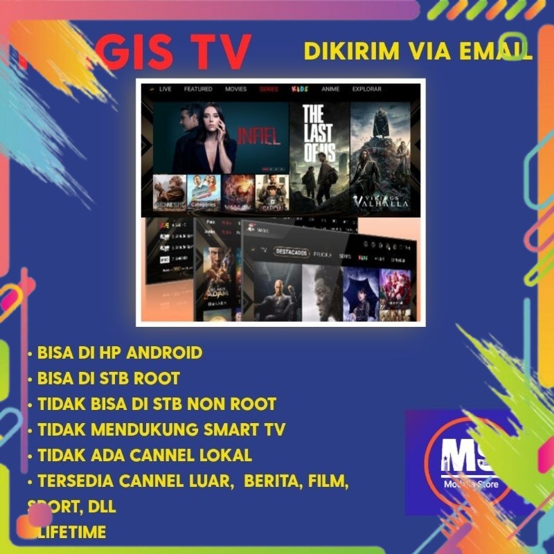 Beli 1 Gratis 1 APLIKASI NONTON TV LUAR, FILM, SERIES, SPORT,  MAGIS TV LIFETIME FULL GARANSI