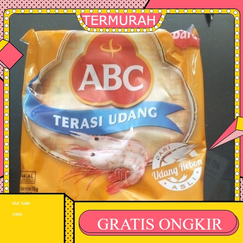 

ABC Terasi udang isi 20pcs x 3,8gr