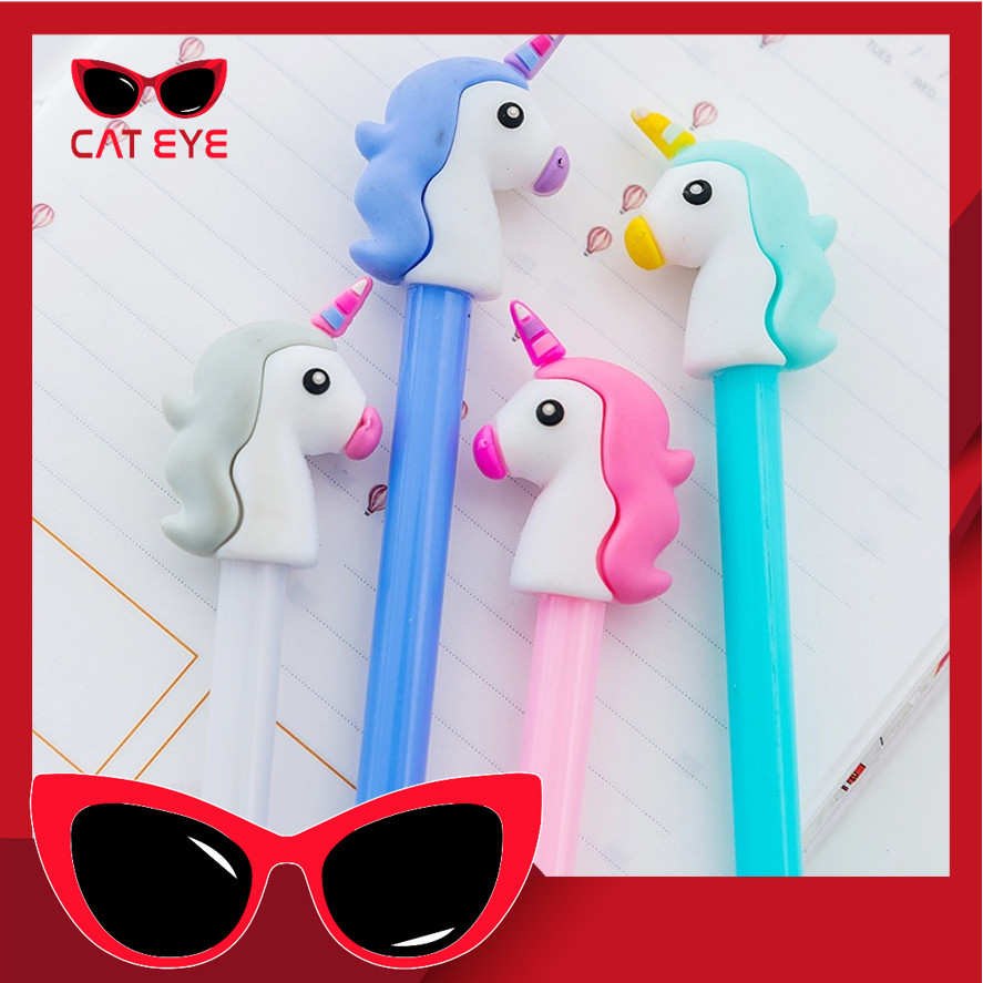 

PROMO - S5613 Pena Gel Unicorn / Pulpen Tinta Motif Karakter Kuda Poni / Bolpen Hitam Little Pony / Souvenir Stationary