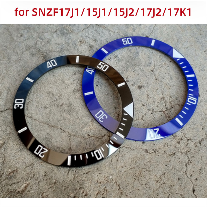 38.7mm Diving Wat  Bezel for SNZF17J1/15J1/15J2/17J2/17K1 Alternative Ceramic Bezel Ring Diy Wat es 