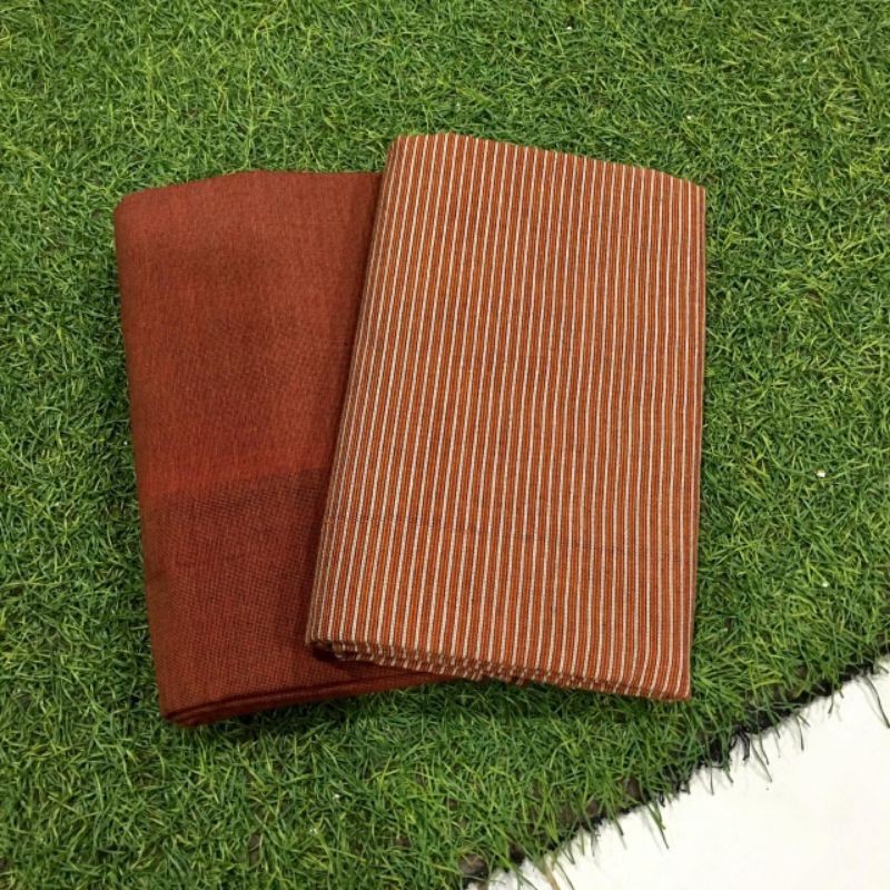 Kain Tenun Lurik mix polos Lurik