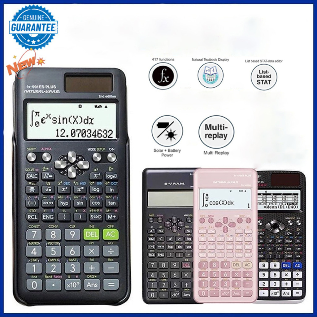 

Kalkulator Scientific ilmiah 991ES-Plus Kalkulator Scientific Calculator