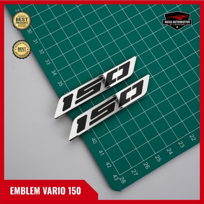 EMBLEM 125 150 VARIO PCX ADV LOGO STICKER TIMBUL 125 150 EMBLEM CC - Merah, 150