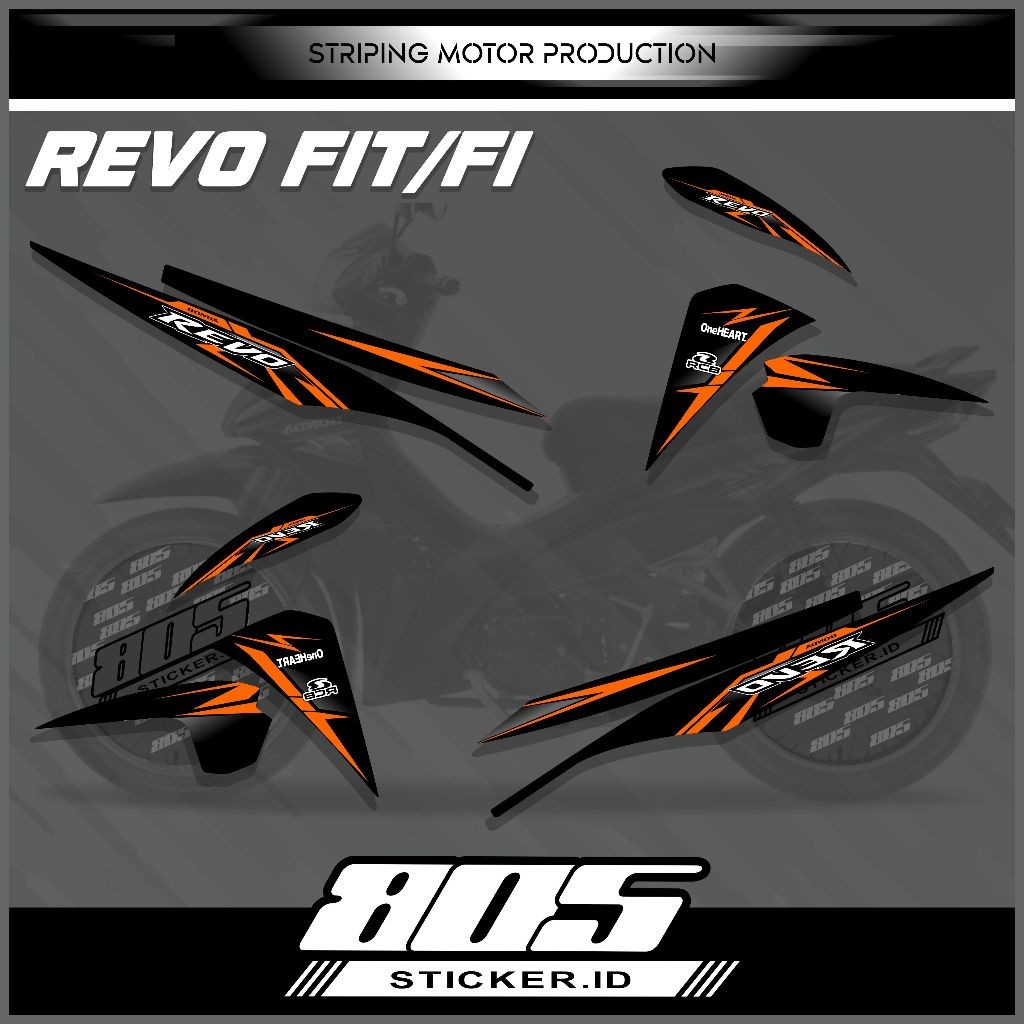 STIKER STRIPING REVO FI/FIT STRIPING VARIASI REVO FIT/FI NEW