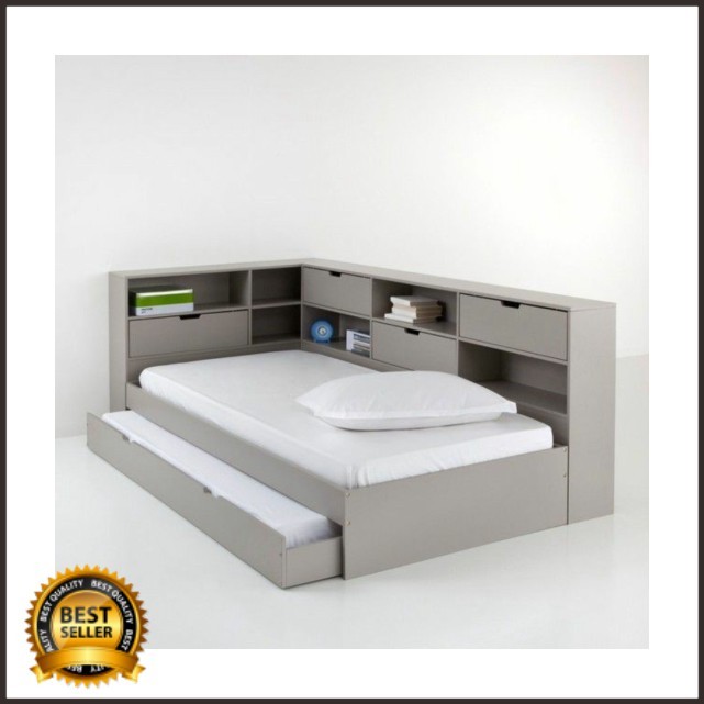 DIPAN TEMPAT TIDUR ANAK 2 TINGKAT KAYU JATI GRADE A MINIMALIS BERKUALITAS