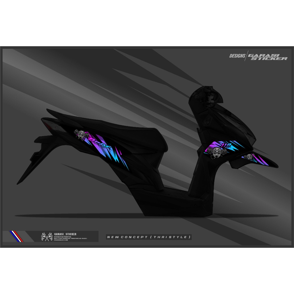 Striping/Stiker Beat Deluxe Simple Thai Style V7